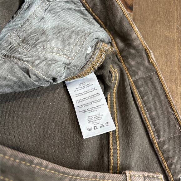 RE/DONE 70s Ultra High Rise Stove Pipe Jeans in Washed Chocolate size 26 NWT - Picture 9 of 11